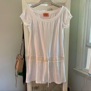 Vintage Juicy Couture White Terry Cloth Dress